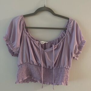 Pink Rose Lilac Top